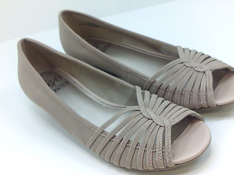 Impo Womens Ryson Peep Toe Boat Shoes, Gold, Size 7.5 t5dn