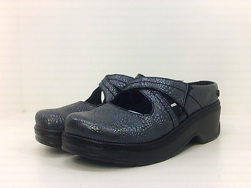 Klogs Footwear Women's Shoes Leather Closed Toe Clogs, Steel Blue, Size ...