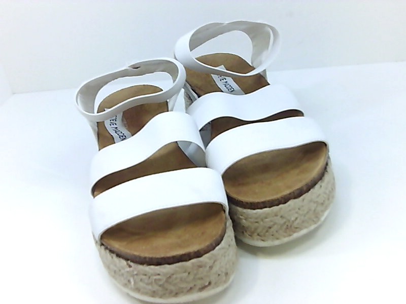 Steve Madden Womens Kimmie Open Toe Casual Espadrille Sandals, White, Size 8.0 Y | eBay