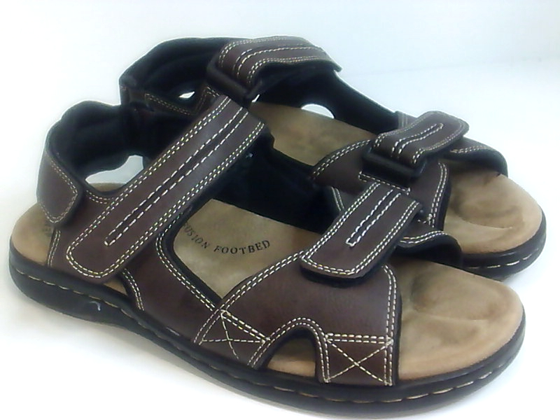 Dockers Mens Newpage Canvas Slip On Open Toe Sport Sandals, Briar, Size 9.0 6pnd | eBay