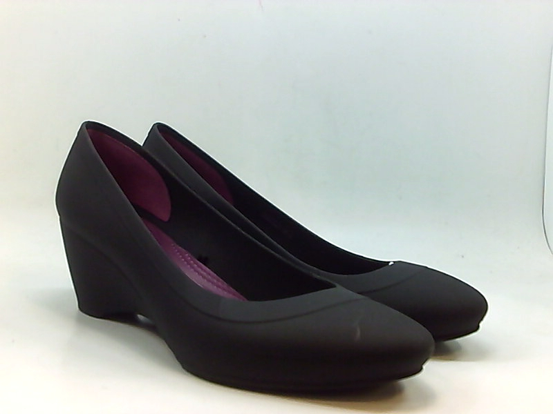 Crocs Women's Lina Wedge Pump, Black, Size 8.0 IFos | eBay