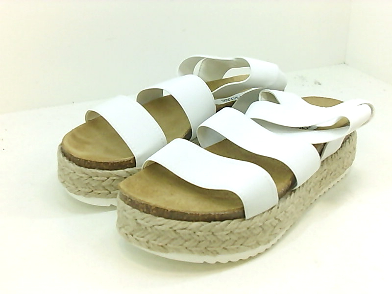steve madden kimmie white flatform espadrille sandals