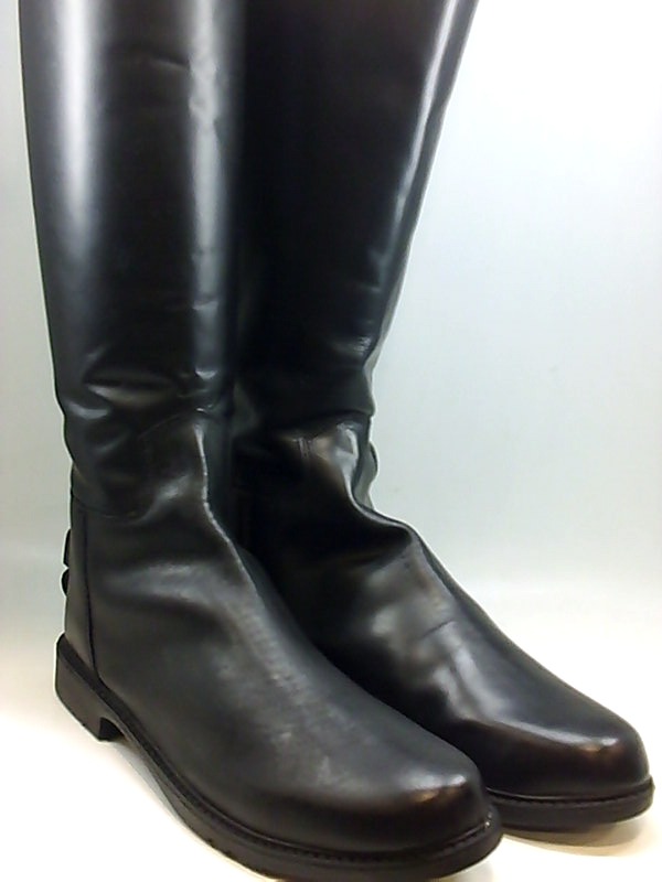 womens black boots size 11 wide