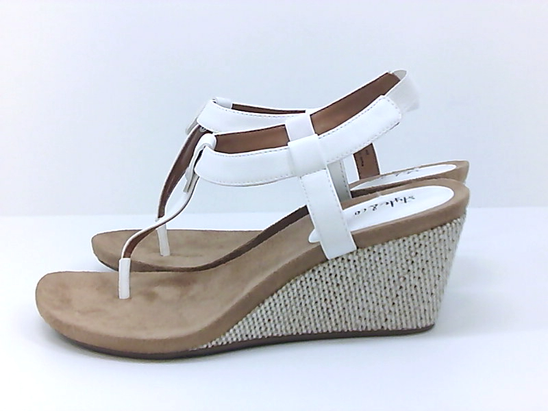 Style & Co. Womens Mariella Open Toe Casual Slingback Sandals, White 2 ...