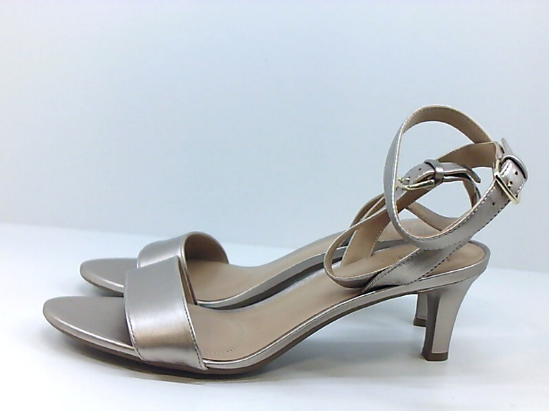 Naturalizer Womens Tinda Open Toe Formal Ankle Strap Sandals, Gold, Size 9.5 MDc 727693106375 | eBay