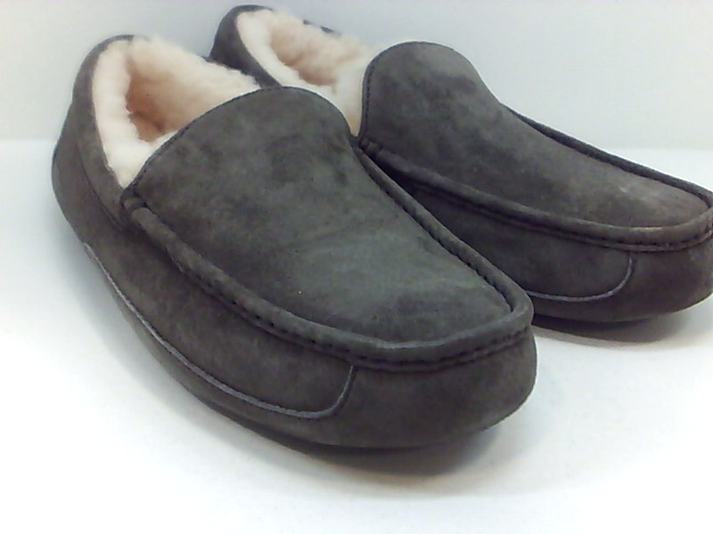 Ugg Australia Mens Ascot Suede Closed Toe Slip On Slippers, Charcoal ...
