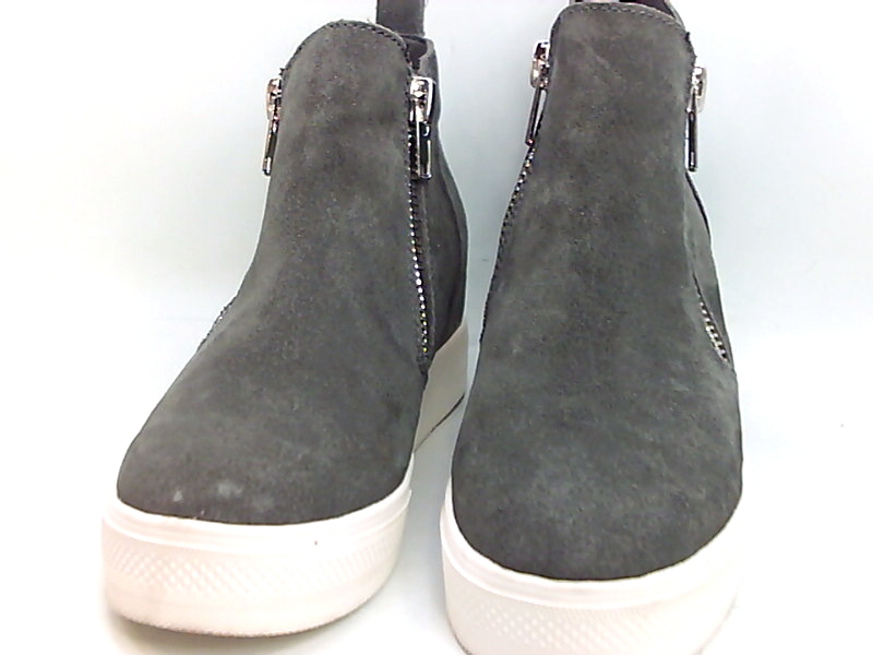 wedgie grey suede