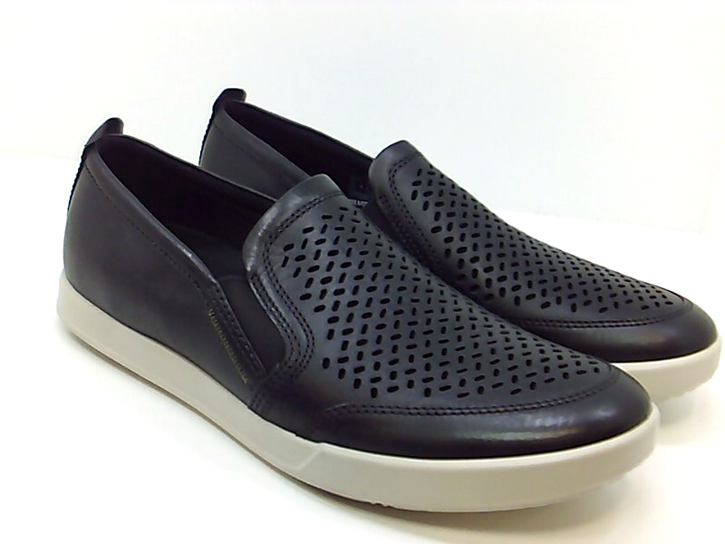 ECCO Men's Collin 2.0 Slip on Sneaker, Black Perforated, Size 10.0 dlM0 ...