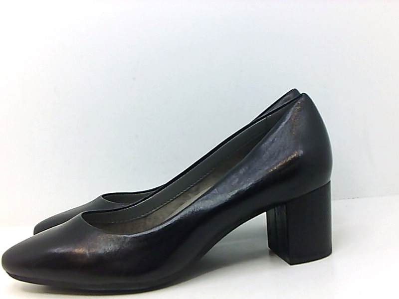 Aerosoles Womens Silver Star Closed Toe Classic Pumps, Black Leather, Size 6.5 B | eBay