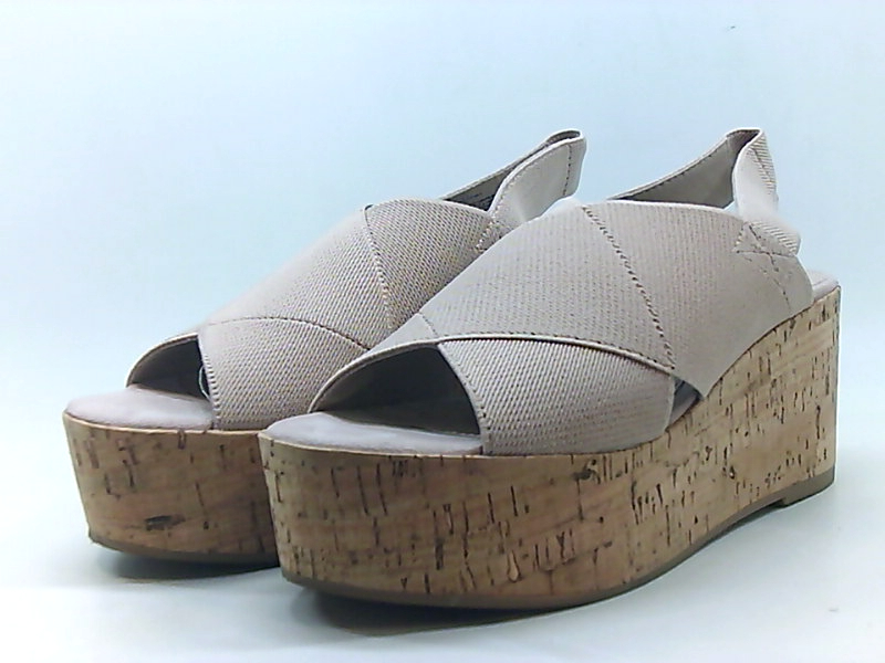 Steven by Steve Madden Womens Caly Wedge Sandal Nude Size 