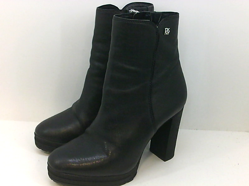 DKNY Womens tessi Round Toe Ankle Fashion Boots, Black, Size 6.5 kMMZ ...