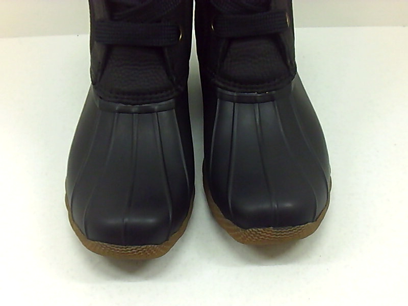 brown and black sperry boots