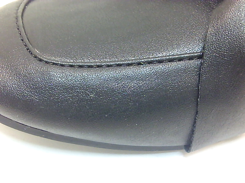 leather square toe mules