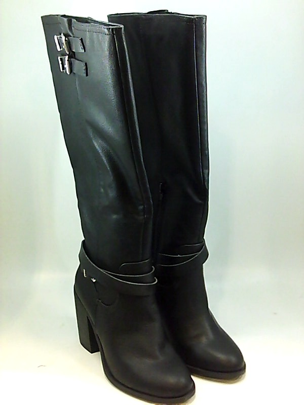 Madden Girl Womens Edrea Almond Toe Knee High Fashion Boots, Black ...