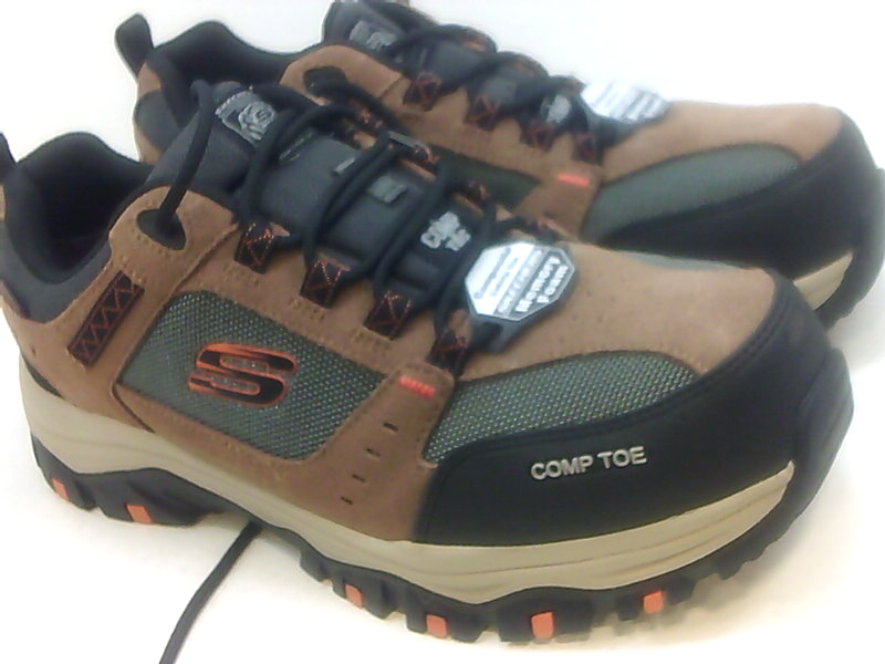 Skechers Men's Greetah Construction Shoe, Brown/Black, Size 9.5 bvUL eBay