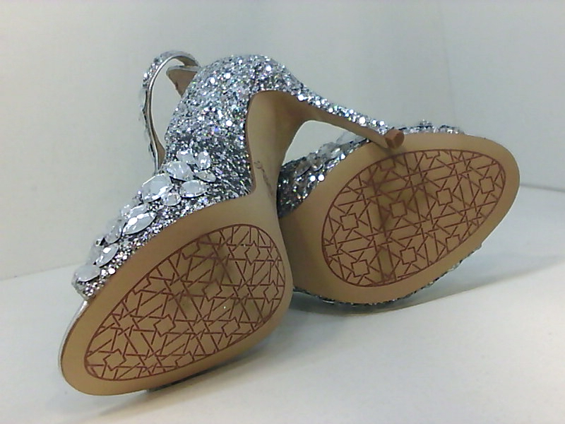 conroy metallic glitter evening shoe