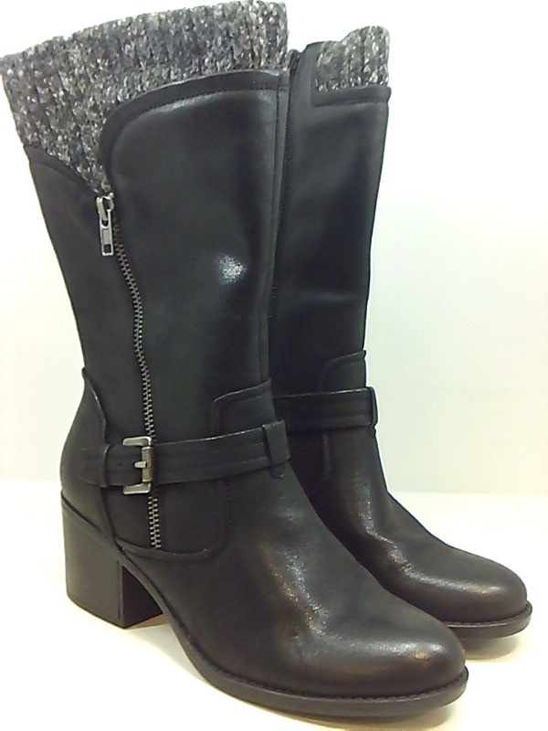 bear trap mid calf boots