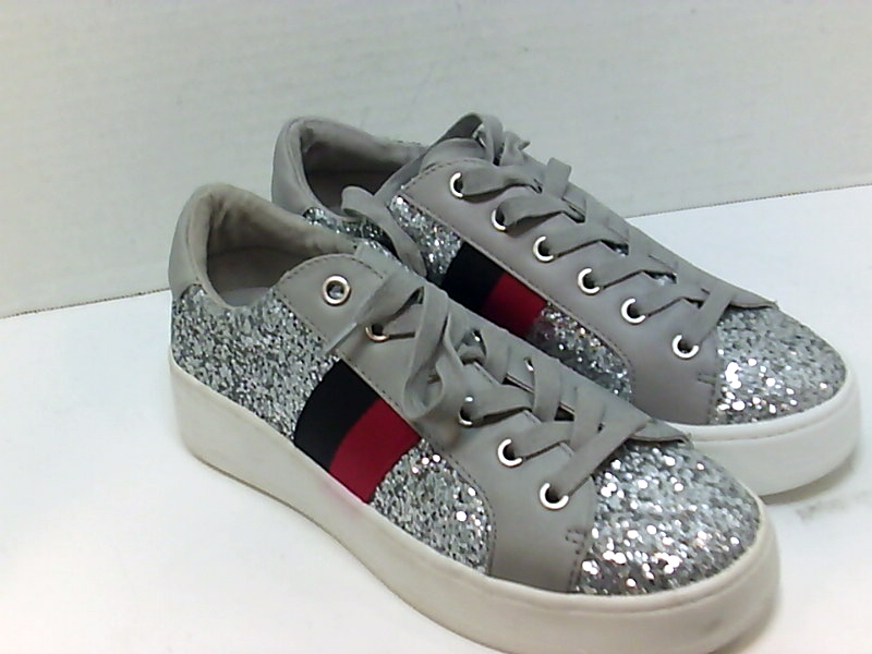festive silver steve madden