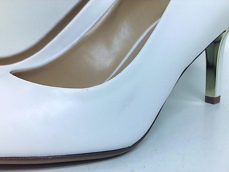 Naturalizer Womens Natalie Closed Toe Classic Pumps, White Leather ...