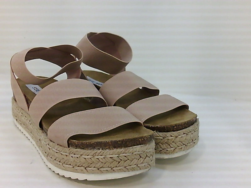 steve madden kimmie blush flatform espadrille sandals