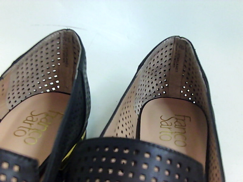 franco sarto black slides