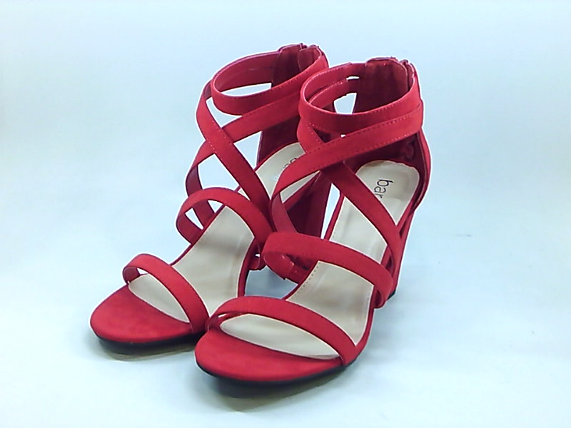 BAR III WOMENS Heeled Sandals FC3HR, Bright Red, Size 10.0 35Hl $14.30 ...