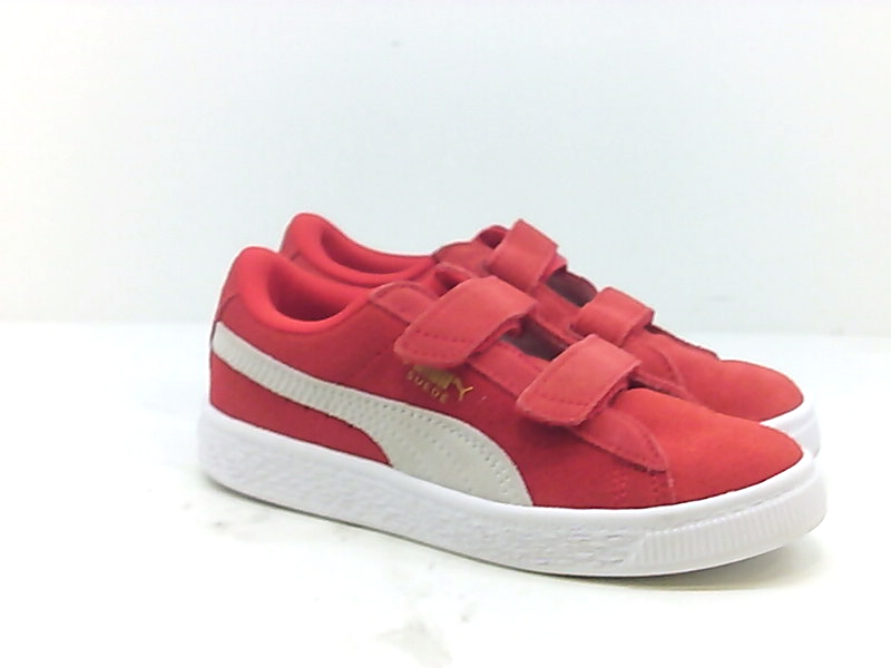 PUMA Suede 2 Straps Kids Sneaker, Red, Size 13.0 LWWz | EBay