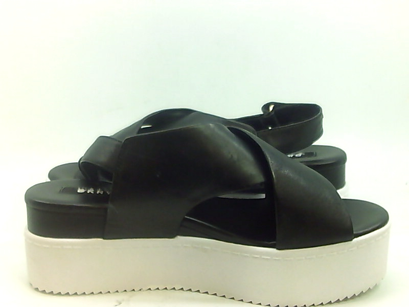 DKNY Womens Carina Slingback Sandals Open Toe Casual Platform, Black, Size 8.5 V | eBay