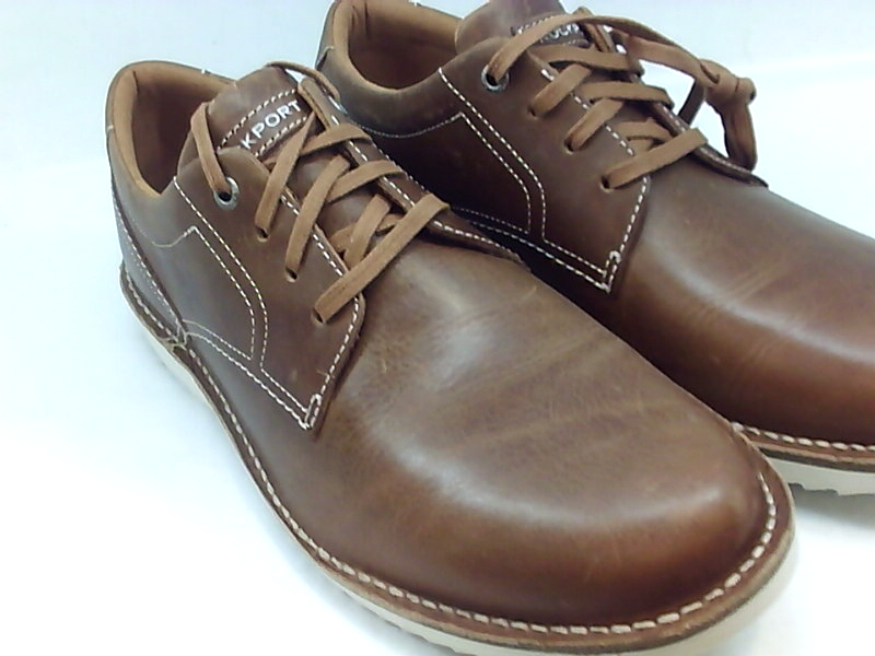Rockport Men�s Cabot Plain Toe Shoe, Tan Leather, Size 11