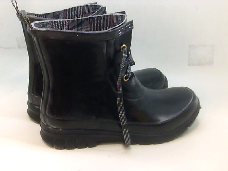 Charter Club Womens Traynor Closed Toe Ankle Rainboots Black Size 