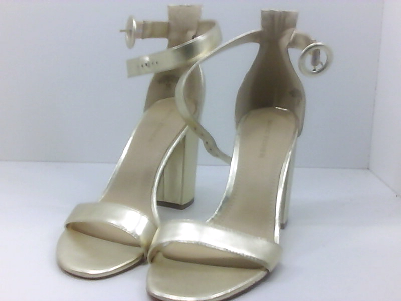 Marc Fisher Womens Marc Fisher Magali Heeled Sandal Leather Open, Gold, Size 9.5 191408113680 | eBay