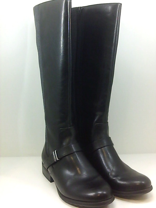 lifestride wide calf black boots