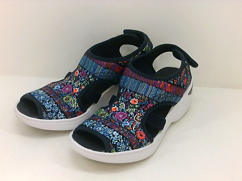 BZees Women's Shoes Dream Fabric Peep Toe Casual Slingback, Blue ocean, Size 7.5 | eBay