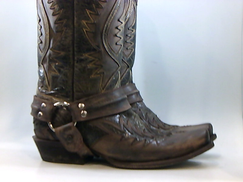 stetson brown harness cowboy boots