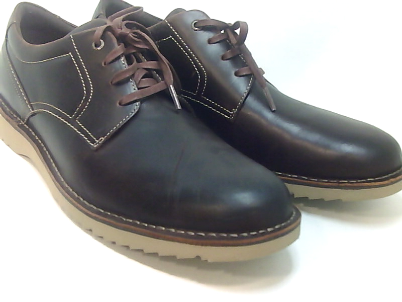 Rockport Men�s Cabot Plain Toe Shoe, Beeswax Leather, Size