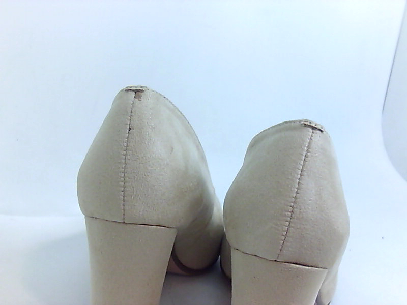 IDIFU Women's IN4 Chunky-HI Block High Heels Closed, Nude Suede, Size 7.5 bQKs | eBay