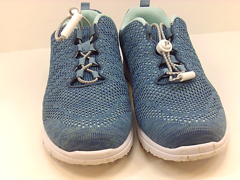 Propét Women's Travel Walker Evo Sneaker, Denim/Lt Blue