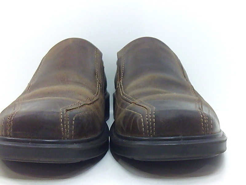 ECCO Mens Helsinki Leather Closed Toe Slip On Shoes, Cocoa Brown, Size 10.5 LW7S | eBay