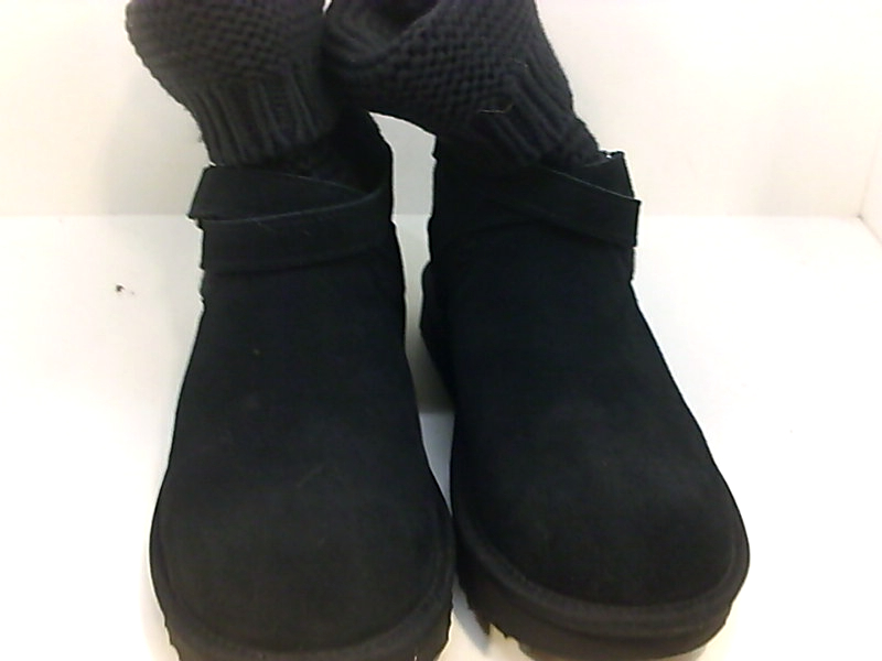 UGG Women's W PURL Strap Fashion Boot, Black, Size 8.0 ...