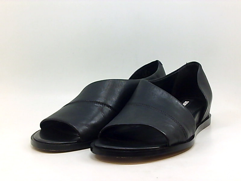DKNY Womens Dya Leather Peep Toe Casual Slide Sandals, Vachetta Black ...