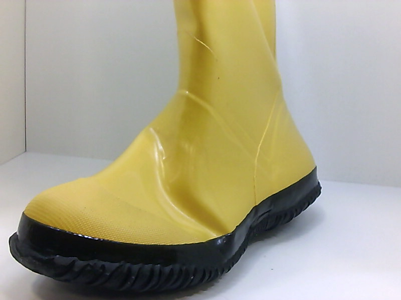 CLC Rain Wear Mens Over the shoe slush boot Rubber Closed Toe, Yellow ...