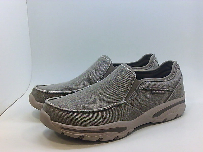 Skechers Men's Relaxed Fit-Creston-Moseco Moccasin, Taupe, Size 9.0 ...