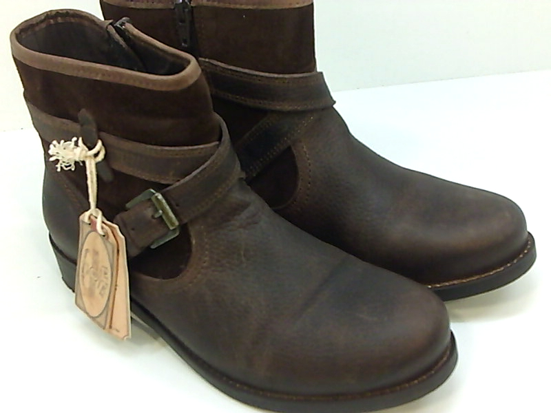 Fat Face Womens Filey Closed Toe Ankle Motorcycle Boots