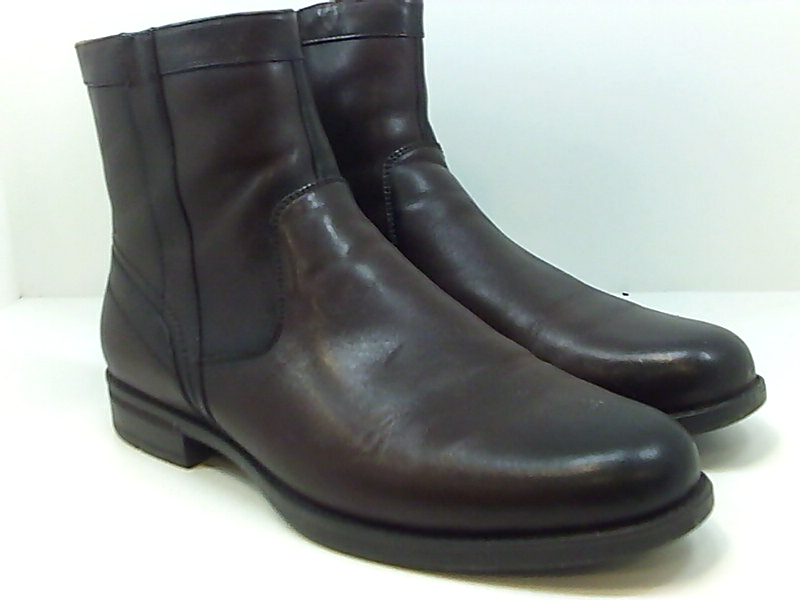 Florsheim Men's Medfield Plain Toe Zip Boot Fashion, Brown, 10, Brown