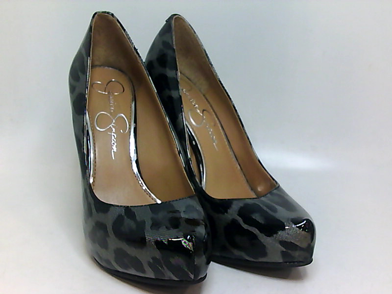 jessica simpson silver sparkly heels