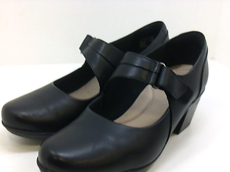 square toe leather ballerina pumps