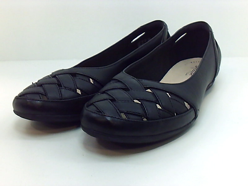 clarks gracelin maze leather flat