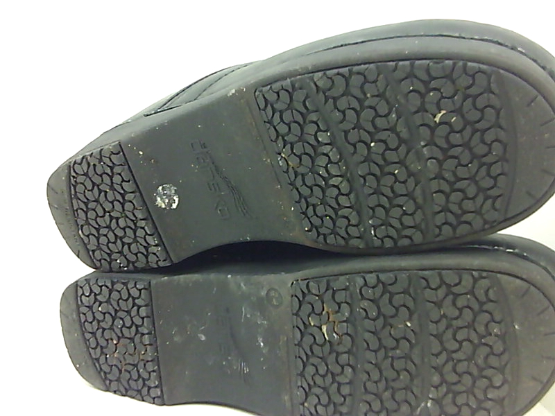 mens leather slip on clogs