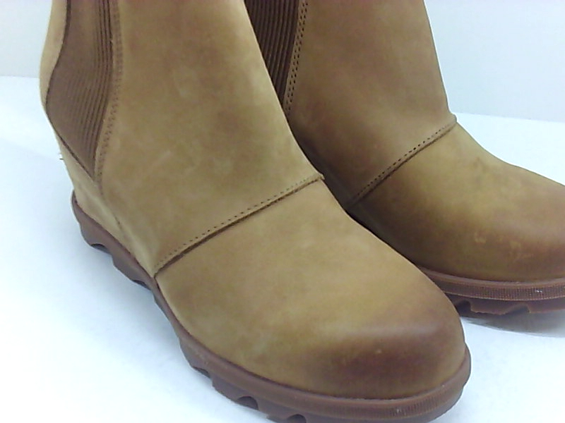 sorel joan of arctic wedge brown