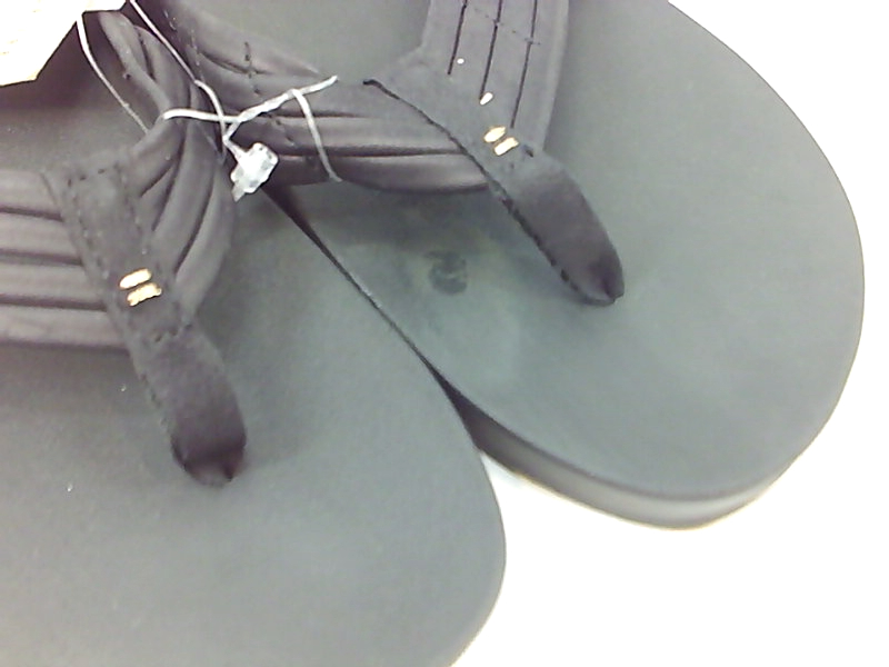 Reef Womens Sandals Sunny | Vegan Leather Flip Flops for Women, Black, Size 6.0 | eBay